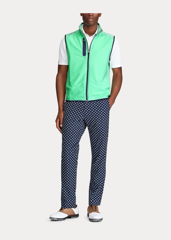 Men's Ralph Lauren Stretch-Paneled Jacquard Vests | 576298AXV